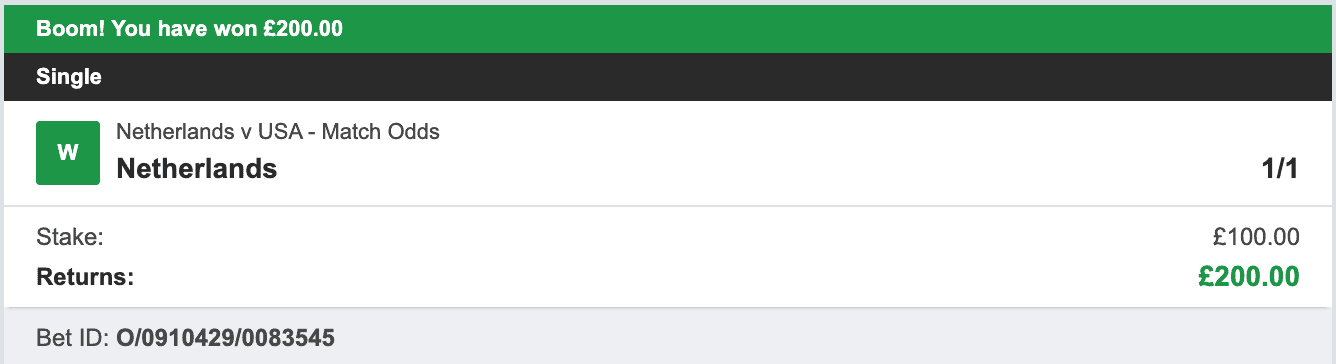 Your World Cup Tipster - Winner 1 - 2022-12-03